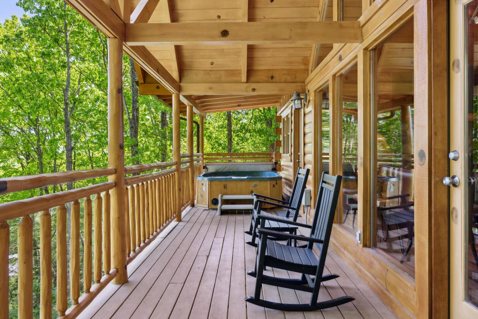 Moonlight Obsession A Dog Friendly 2 Bd 2 Bath Log Cabin Located 5 Miles From Downtown Gatlinburg Vila Exterior foto