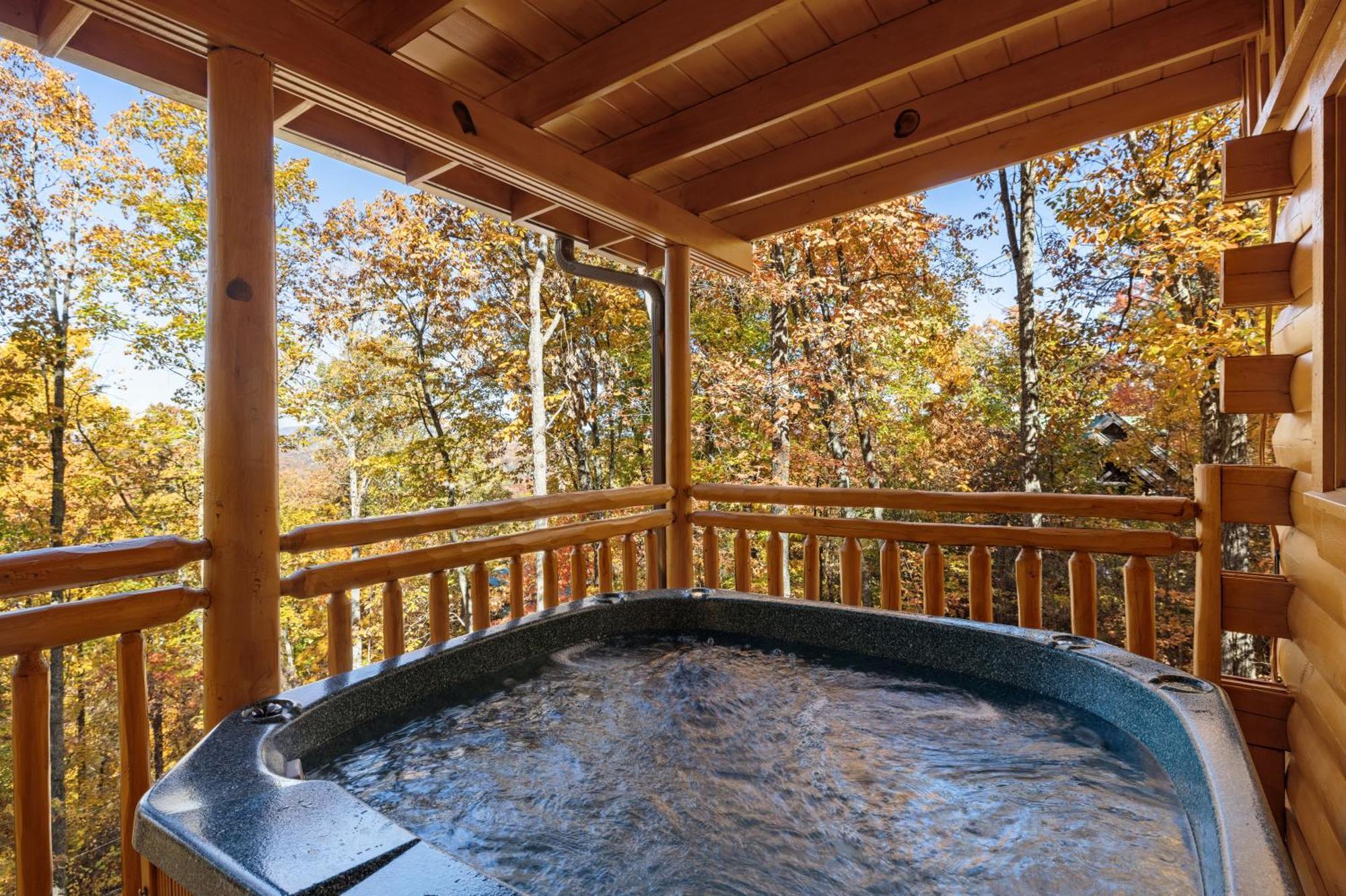 Moonlight Obsession A Dog Friendly 2 Bd 2 Bath Log Cabin Located 5 Miles From Downtown Gatlinburg Vila Exterior foto